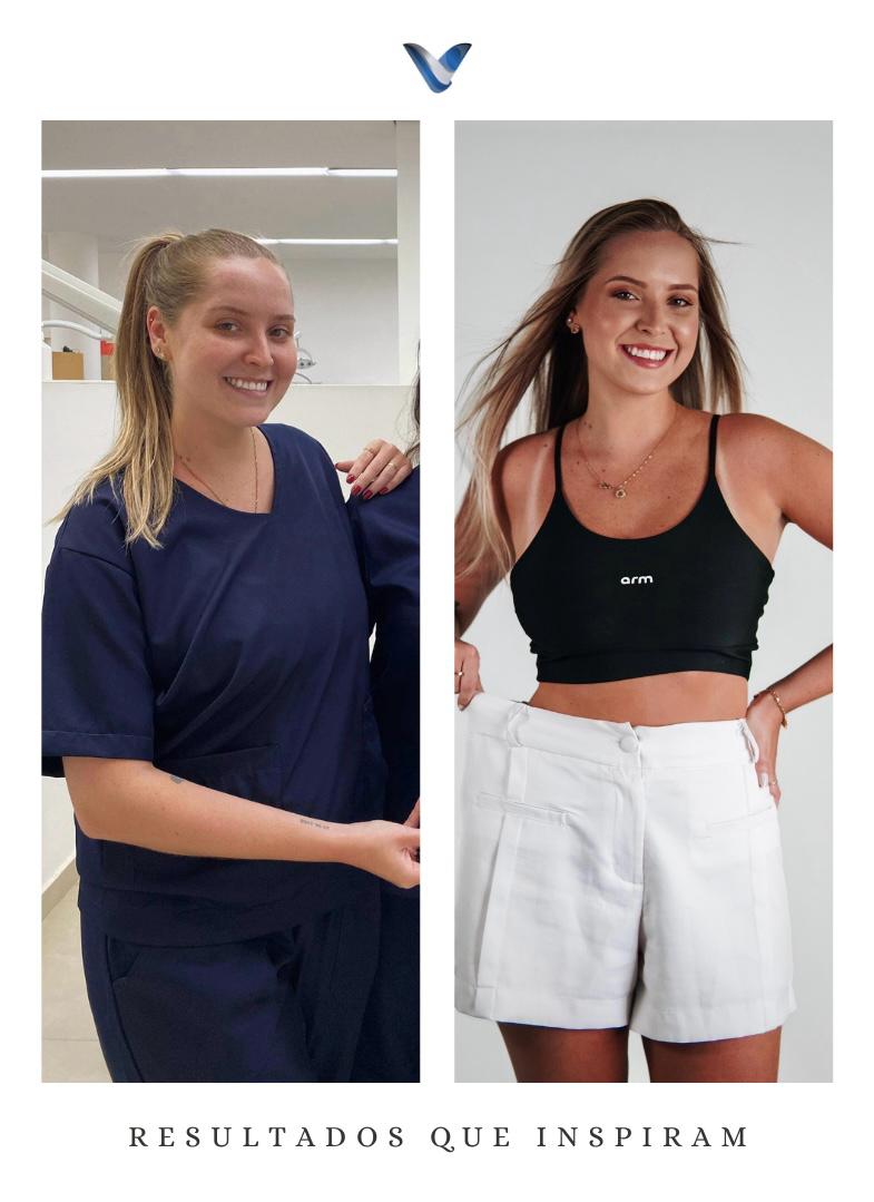 Ana Paula após o tratamento na Clínica Vougy